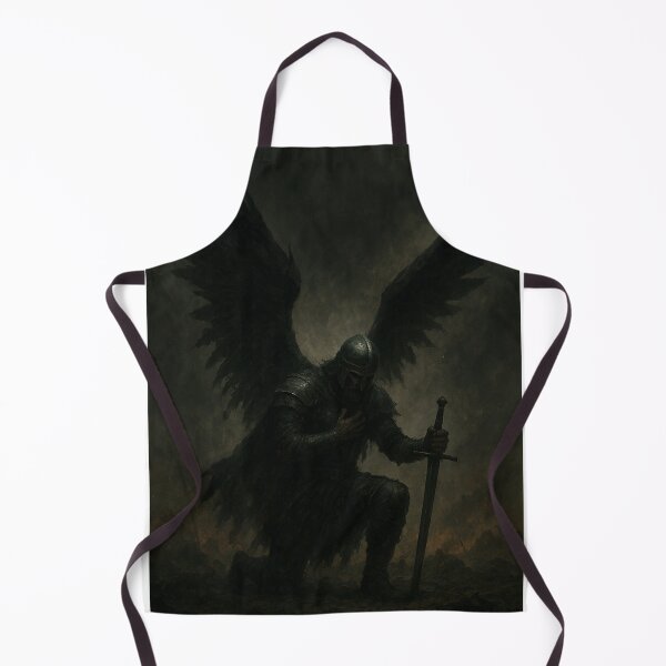 Item preview, Caballero Ángel Caído – Guerrero Oscuro de Fantasía con Alas y Espada designed and sold by Alma fortalecida1.