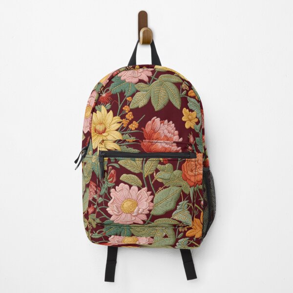 Item preview, Embroidered Rococo Flower Garden designed and sold by Ciervo Primavera.