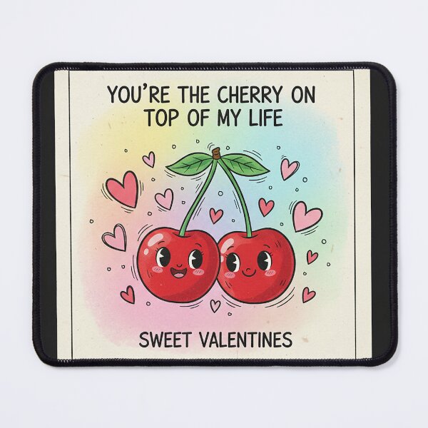 Item preview, Kawaii Cherry Couple: Sweet Love Sketch Style designed and sold by VisualRotaStudio .