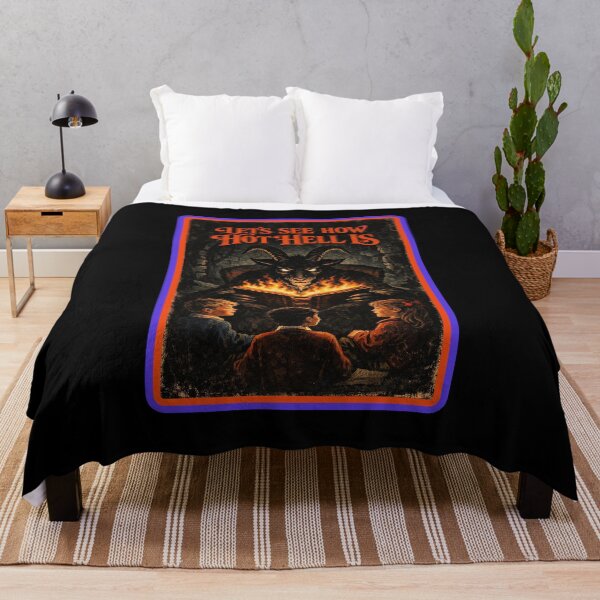 Item preview, Lets see how hot hell is - retro 70s book cover designed and sold by keytee.
