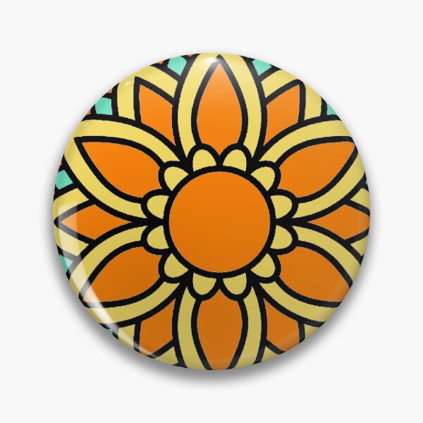 Item preview, Yellow Mandala Design Art – Sacred Geometric Pattern designed and sold by Harshit_Digital_Arts.