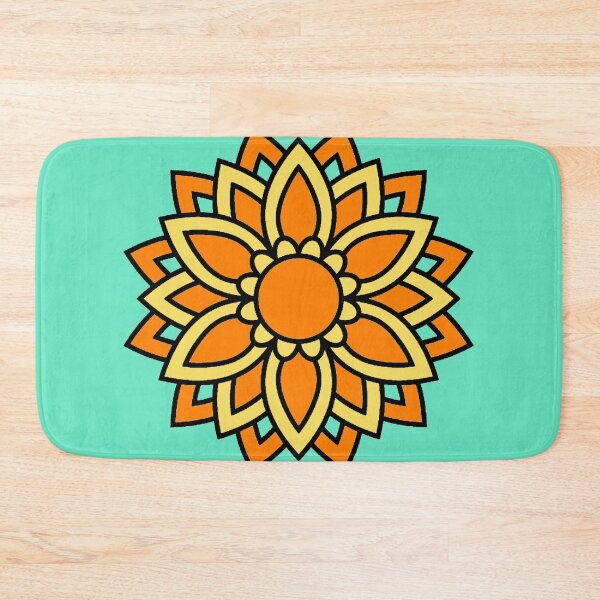 Item preview, Yellow Mandala Design Art – Sacred Geometric Pattern designed and sold by Harshit_Digital_Arts.
