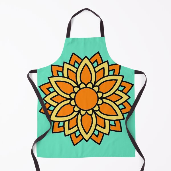 Item preview, Yellow Mandala Design Art – Sacred Geometric Pattern designed and sold by Harshit_Digital_Arts.