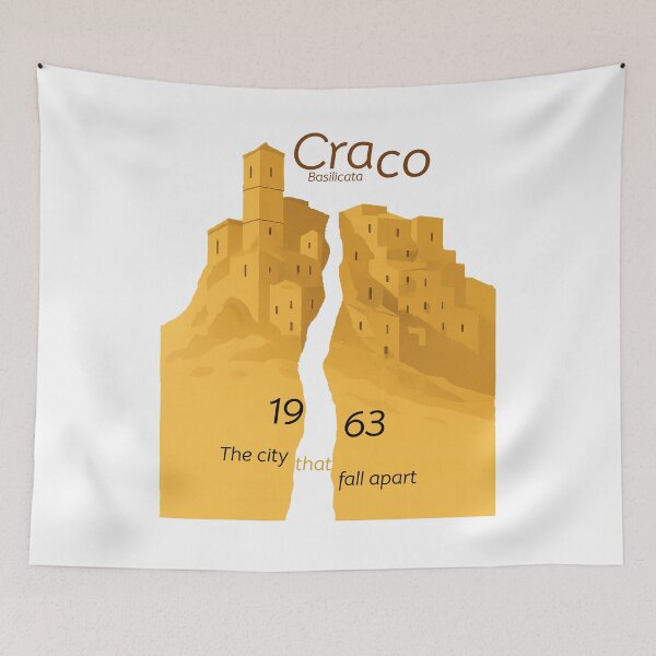 Item preview, Craco (1963) – The city that broke apart - Lost Worlds Collection designed and sold by Unurban.