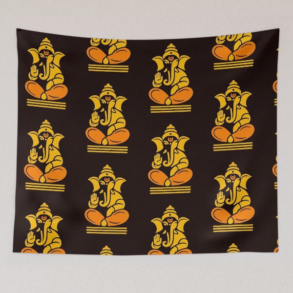 Item preview, Ganesha Design – Minimal Hindu Elephant God Art designed and sold by Harshit_Digital_Arts.