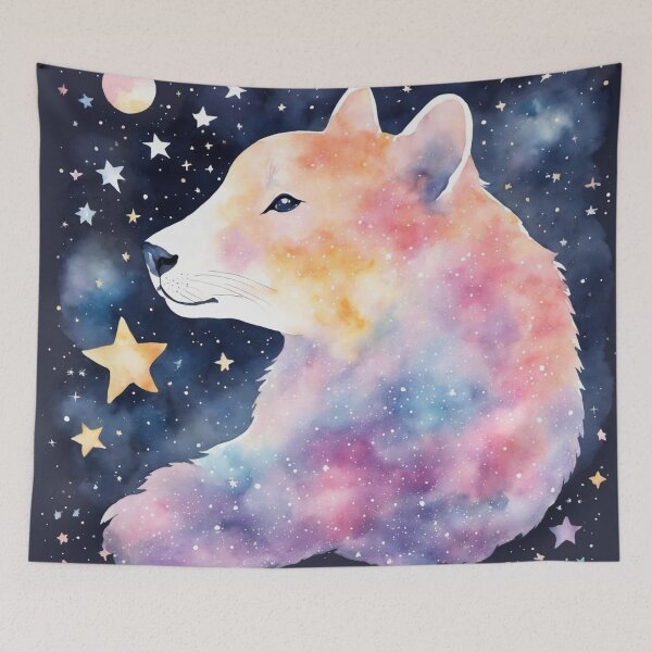 Artikelvorschau, Sternengebundener Wolfsgeist entworfen und verkauft von Mars Outpost Outfitters.