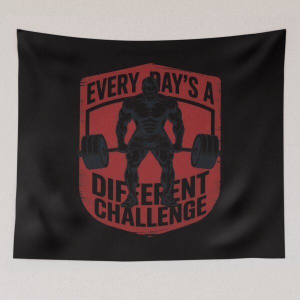 Item preview, Weightlifting Gym Workout Every Day’s a Different Challenge designed and sold by ForestMmost.