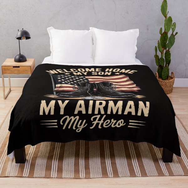 Item preview, Welcome Home My Son My Airman My Hero US Air Force designed and sold by ForestMmost.