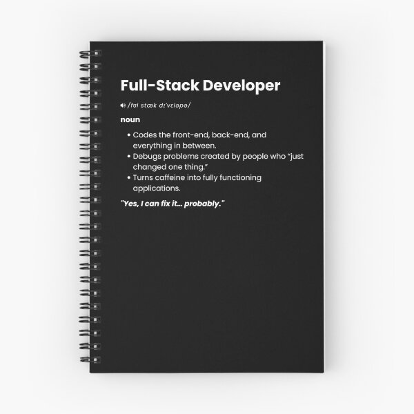 Item preview, Full-Stack Developer Definition | Funny Programmer Gift for Coders designed and sold by Yuli Club.