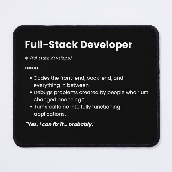 Item preview, Full-Stack Developer Definition | Funny Programmer Gift for Coders designed and sold by Yuli Club.