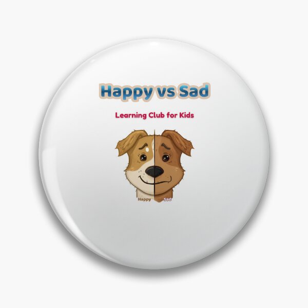 Item preview, Happy vs Sad – Emotions Learning for Kids | Dog Faces designed and sold by AME Kids Designs.