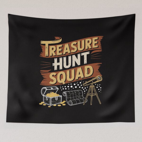 Item preview, Treasure Hunt Squad Hunter Treasures Hunting Treasure Hunt designed and sold by ForestMmost.