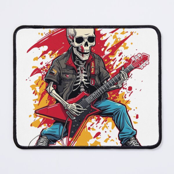 Item preview, Skeleton Rock Guitarist funny design designed and sold by Modern-Tropical.