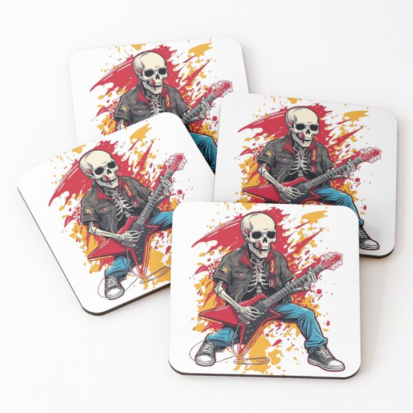 Item preview, Skeleton Rock Guitarist funny design designed and sold by Modern-Tropical.