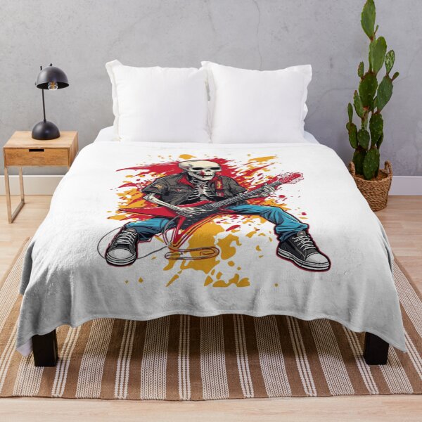 Item preview, Skeleton Rock Guitarist funny design designed and sold by Modern-Tropical.