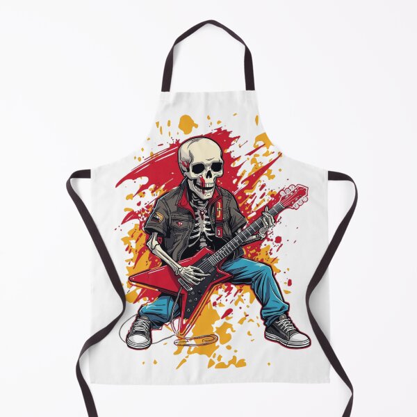 Item preview, Skeleton Rock Guitarist funny design designed and sold by Modern-Tropical.