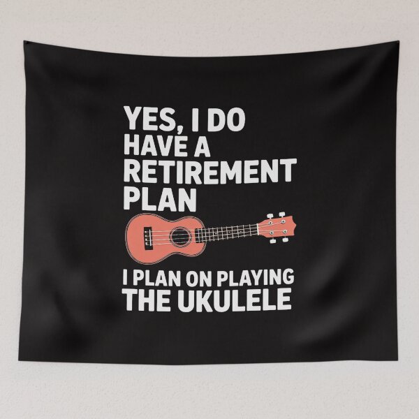 Item preview, Retirement Plan Ukulele Player Uke Music Musician designed and sold by ForestMmost.