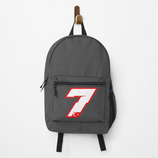 Item preview, Toprak Number 7 – White & Red Outline with Turkish Flag | Moto Racing Design designed and sold by Fan Art Station .