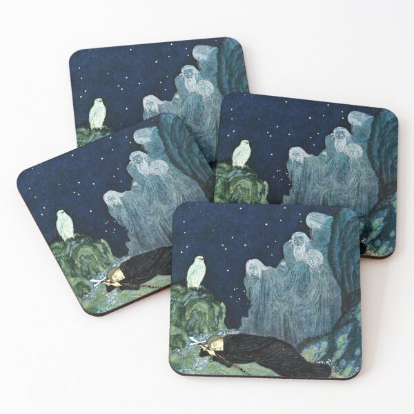 Item preview, Eric and the Hawk - Dreamer of Dreams - Edmund Dulac designed and sold by forgottenbeauty.