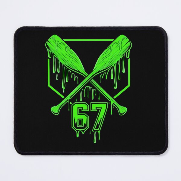 Item preview, Neon Dripping Crossed Bats 67 6 7 Shirt designed and sold by LashondaGreen89.