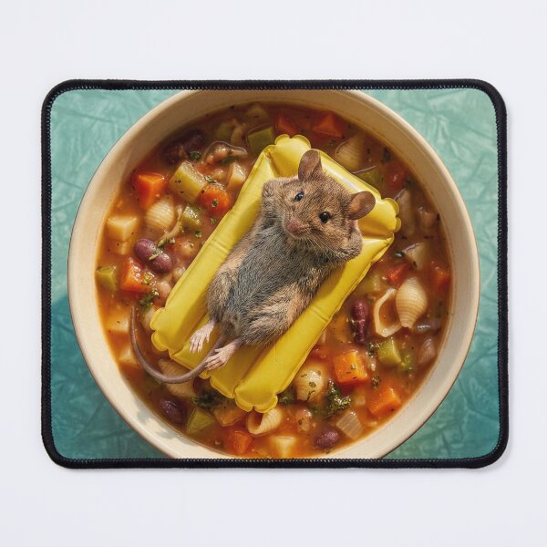 Item preview, Mouse in My Minestrone Soup designed and sold by Tridentulus.