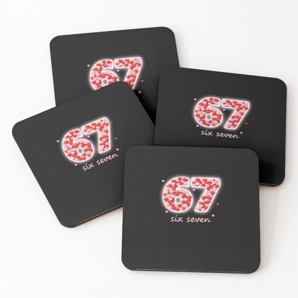 Item preview, Valentines Day 67 Six Seven 6 7 Valentine Hearts  designed and sold by Intomindfood.