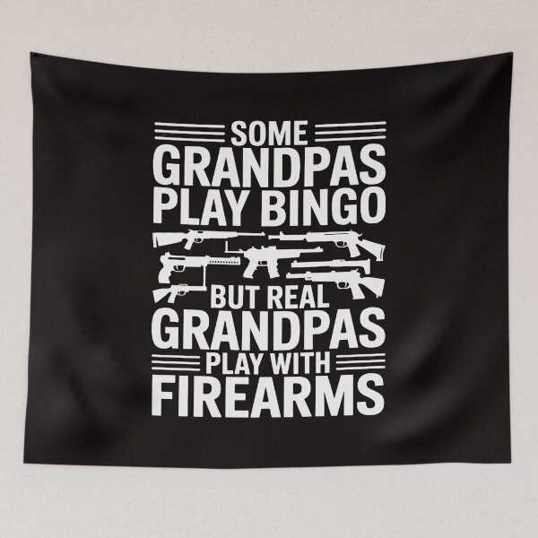 Item preview, Real Grandpas Play With Firearms Gun Lover Gun Owner designed and sold by ForestMmost.