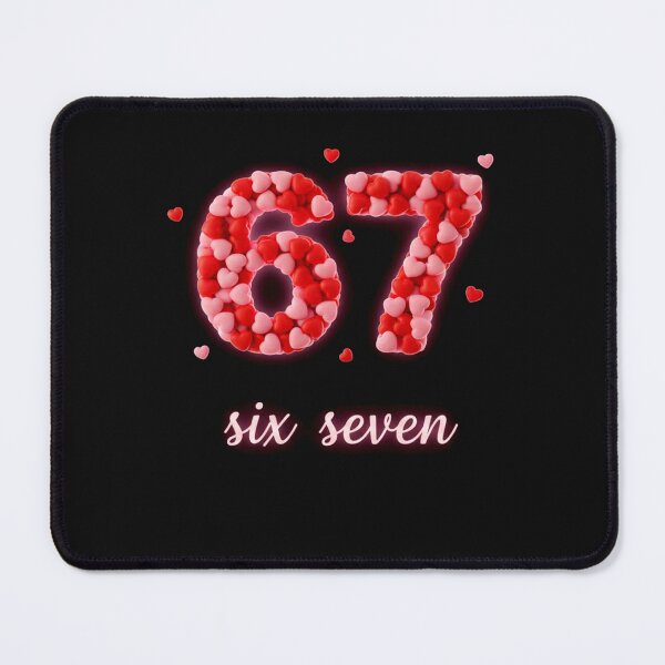 Item preview, Valentines Day 67 Six Seven 6 7 Valentine Hearts designed and sold by Intomindfood.