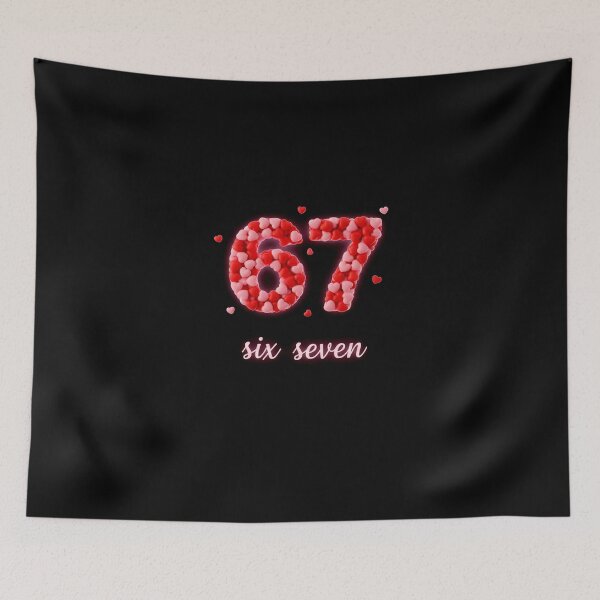 Item preview, Valentines Day 67 Six Seven 6 7 Valentine Hearts  designed and sold by Intomindfood.