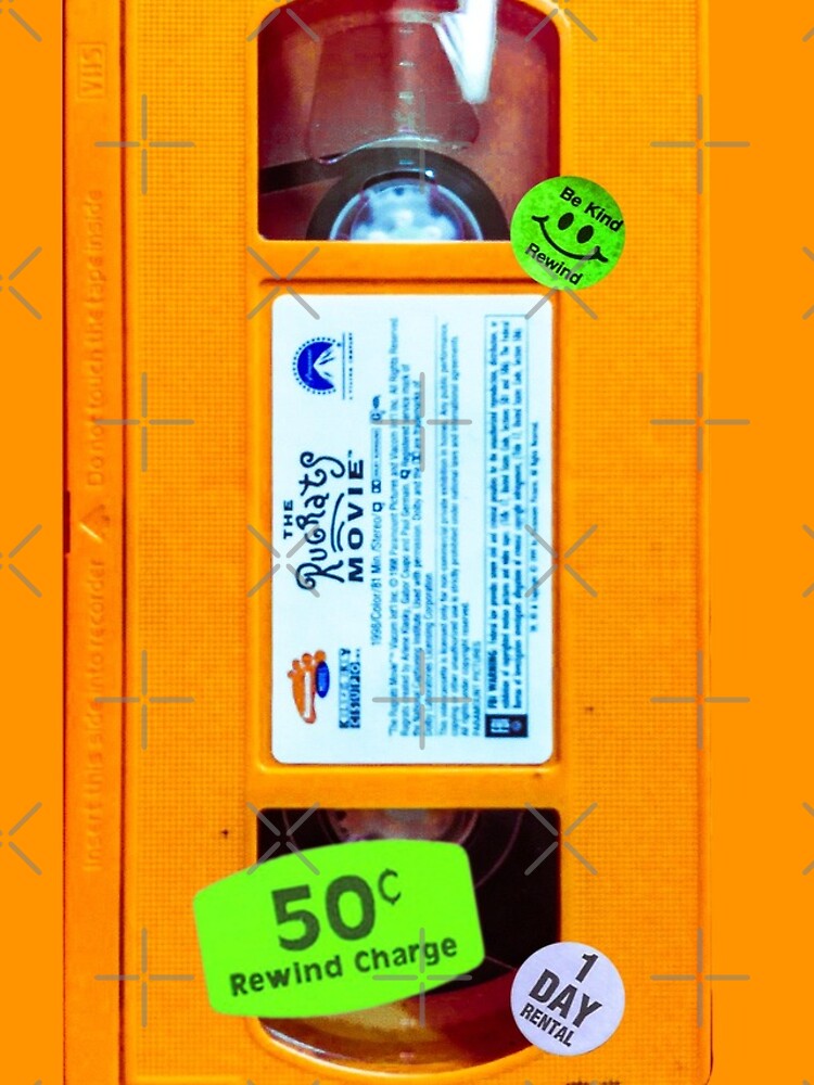 Slime Orange VHS Rug Rats iPhone Case