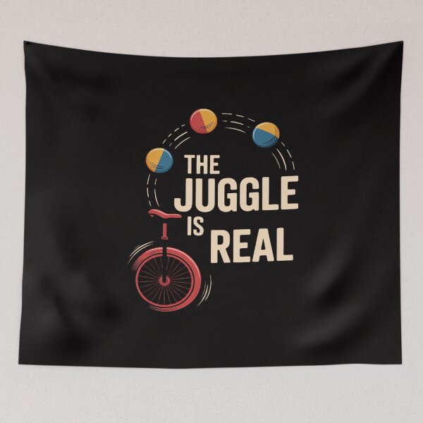 Item preview, The Juggle Is Real Juggling Circus Juggler Clown designed and sold by ForestMmost.