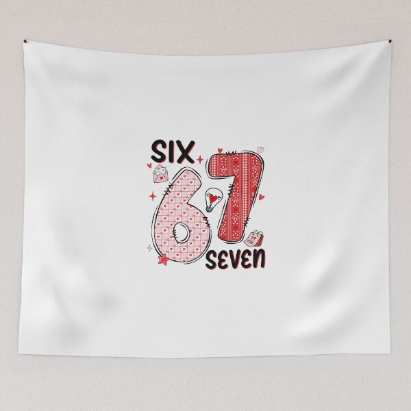 Item preview, 67 Valentine Six Seven 6 7 Funny Valentine’s Day Women Girls designed and sold by Intomindfood.