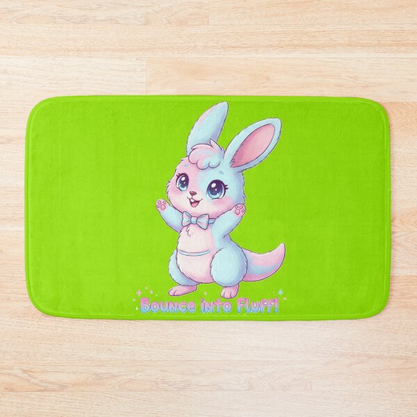 Item preview, Fluffaroo — "Bounce into Fluff!" Pastel Kawaii Bunny‑Kangaroo designed and sold by harmandragon04.