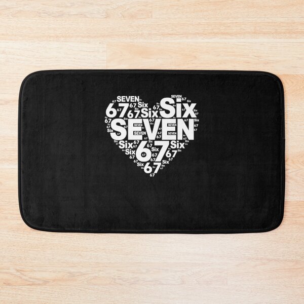 Item preview, Funny 67 Meme Six Seven Heart Matching Couples Valentines designed and sold by Intomindfood.