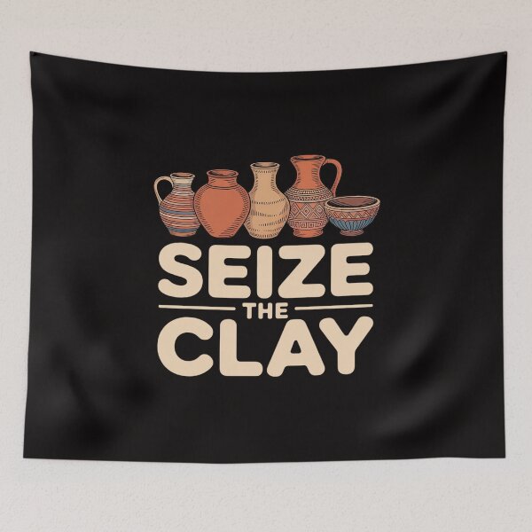 Item preview, Pottery Ceramics Artist Seize The Clay Men Women Gift designed and sold by ForestMmost.