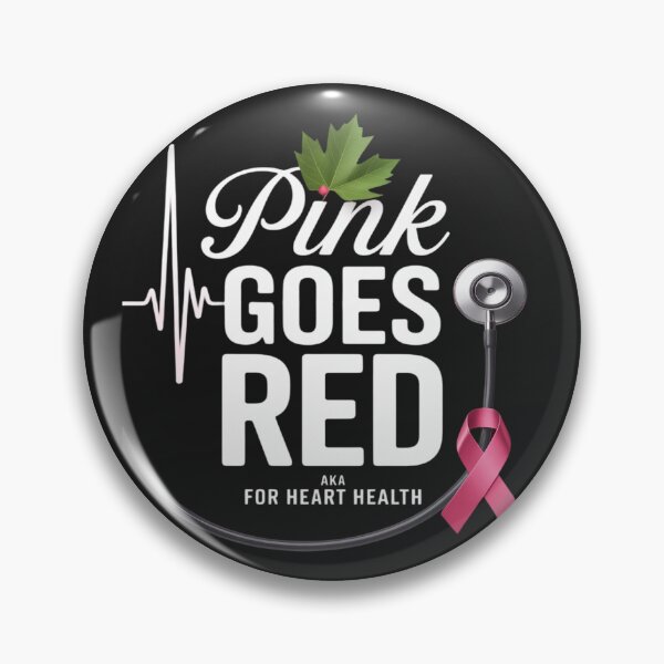 Item preview, Pink Goes Red For Heart Health Awareness designed and sold by AvagondaMind.