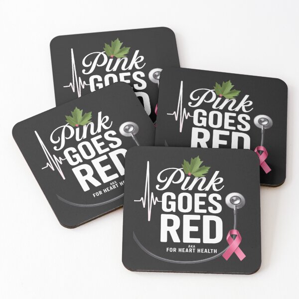 Item preview, Pink Goes Red For Heart Health Awareness designed and sold by AvagondaMind.