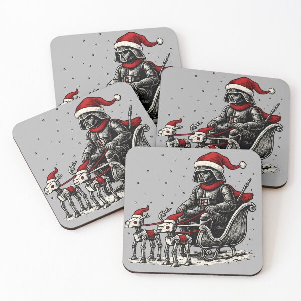 Item preview, Dark Christmas Santa Sleigh – Sci-Fi Holiday l designed and sold by InnerFlow.