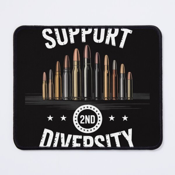 Item preview, support diversity bullet second amendment Gun Rights Back designed and sold by berniceschm.