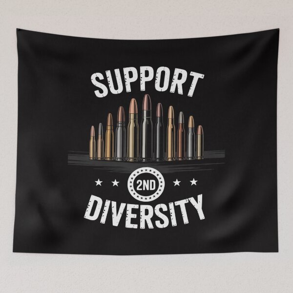 Item preview, support diversity bullet  second amendment Gun Rights Back designed and sold by berniceschm.
