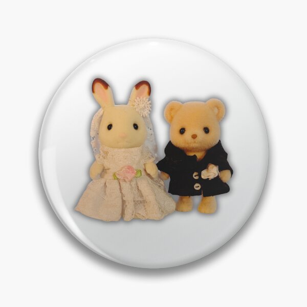 Item preview, Calico critters marriage all dressed up for the wedding  designed and sold by ArtClubOutside.