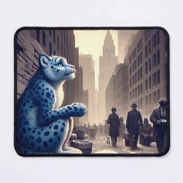 Item preview, Snow Leopard Hungers During the Long Winter designed and sold by nikkolaus.