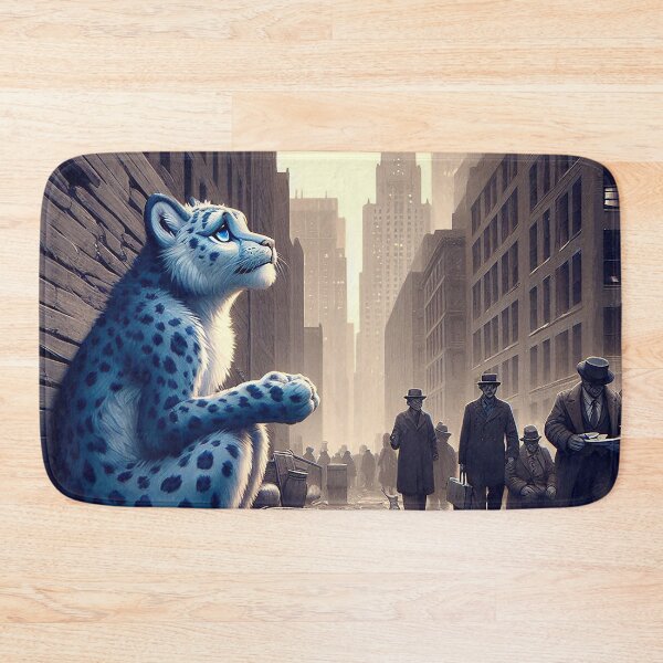 Item preview, Snow Leopard Hungers During the Long Winter designed and sold by nikkolaus.