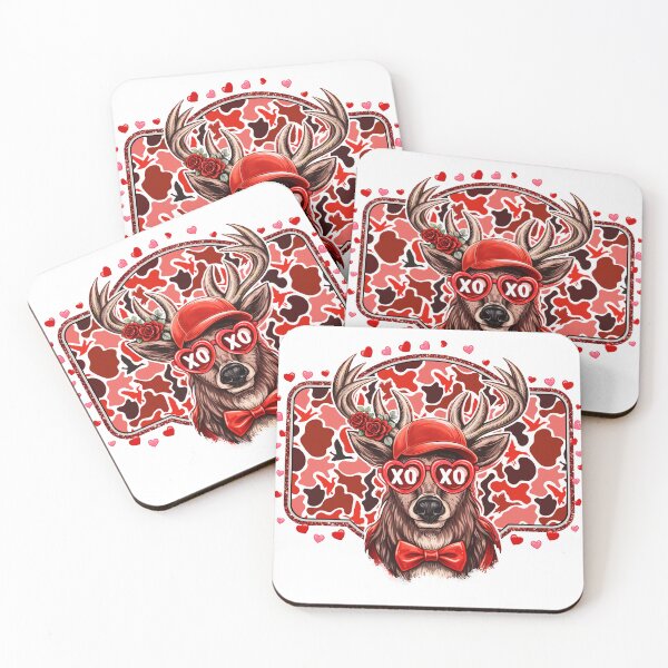 Item preview, Deer Valentine , Funny Valentine, Be mine, Cupid Love designed and sold by vintagearttee.