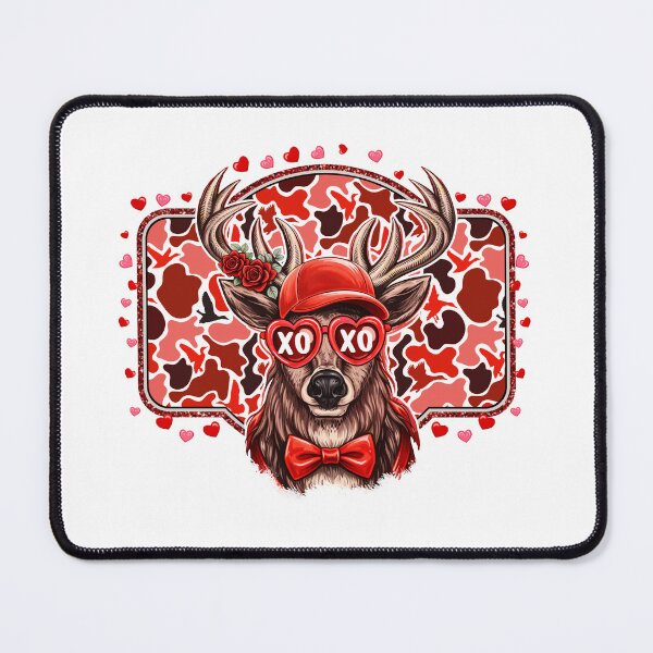 Item preview, Deer Valentine , Funny Valentine, Be mine, Cupid Love designed and sold by vintagearttee.
