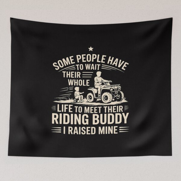 Item preview, I Raised Mine My ATV Riding Buddy Partner Dad Child Son Kid designed and sold by berniceschm.
