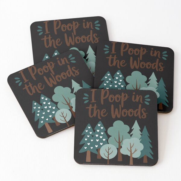 Item preview, I Poop In The Woods Outdoor Camping Backpacking Humor designed and sold by berniceschm.