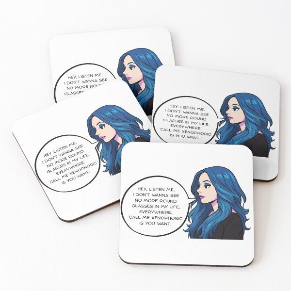 Item preview, Xenophobic of the round glasses. designed and sold by di-Vera-Rosati.