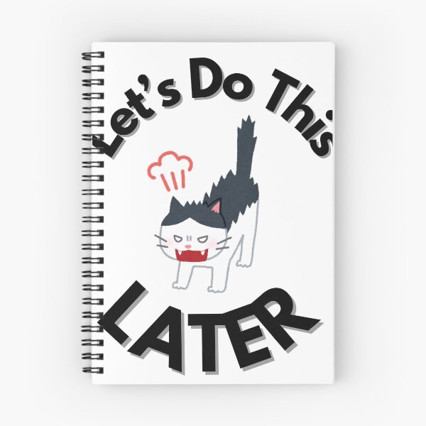 Item preview, Let’s Do This Later - Funny Procrastination Cat Gift designed and sold by Extremeallie.