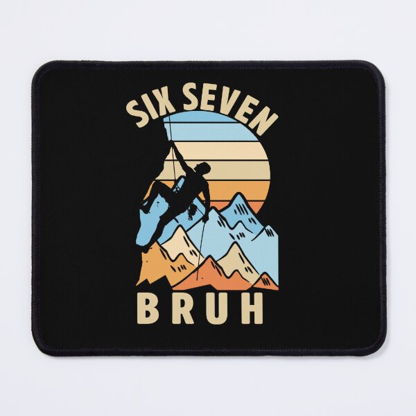 Item preview, Six Seven Bruh Climbing Retro T-Shirt designed and sold by LashondaGreen89.